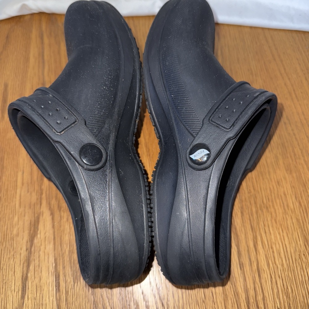 Skechers Riverbound Arch Fit Slip Resistant Work Black Clogs Air Cooled Size 6 - Picture 5 of 6